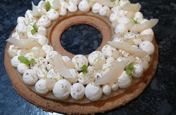 Tarte poire vanille
