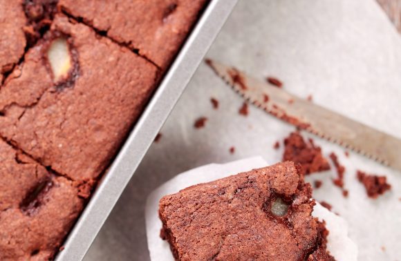 Brownie poire chocolat
