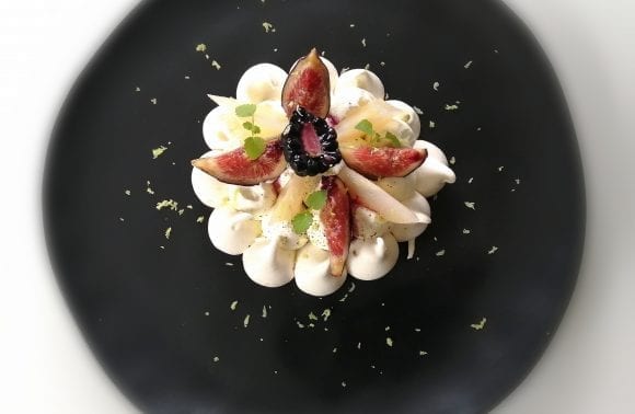 Pavlova Poires figues